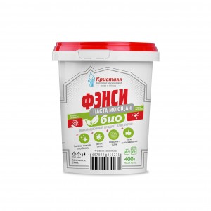 паста для стирки моющая синтетическая "ФЭНСИ - БИО" 400г. паста для стирки моющая синтетическая "ФЭНСИ - БИО" 400г.