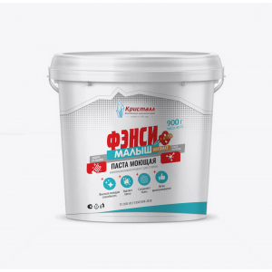 паста для стирки моющая синтетическая "ФЭНСИ - МАЛЫШ" автомат 900г. паста для стирки моющая синтетическая "ФЭНСИ - МАЛЫШ" автомат 900г.