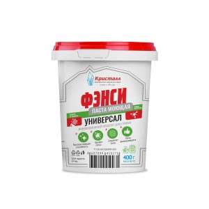 паста для стирки моющая синтетическая "ФЭНСИ - УНИВЕРСАЛ" 400г. паста для стирки моющая синтетическая "ФЭНСИ - УНИВЕРСАЛ" 400г.